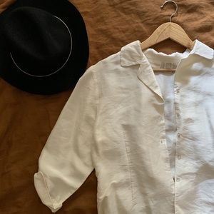 Silk Button Up Blouse
